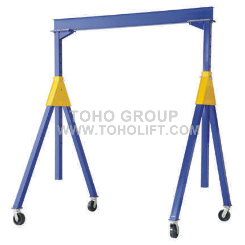 ADJUSTABLE STEEL GANTRY CRANE, KNOCKDOWN