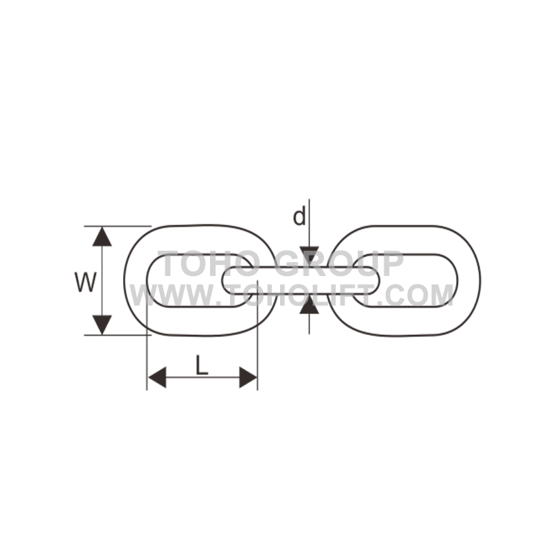 Ordinary Mild Steel Long Link Chain