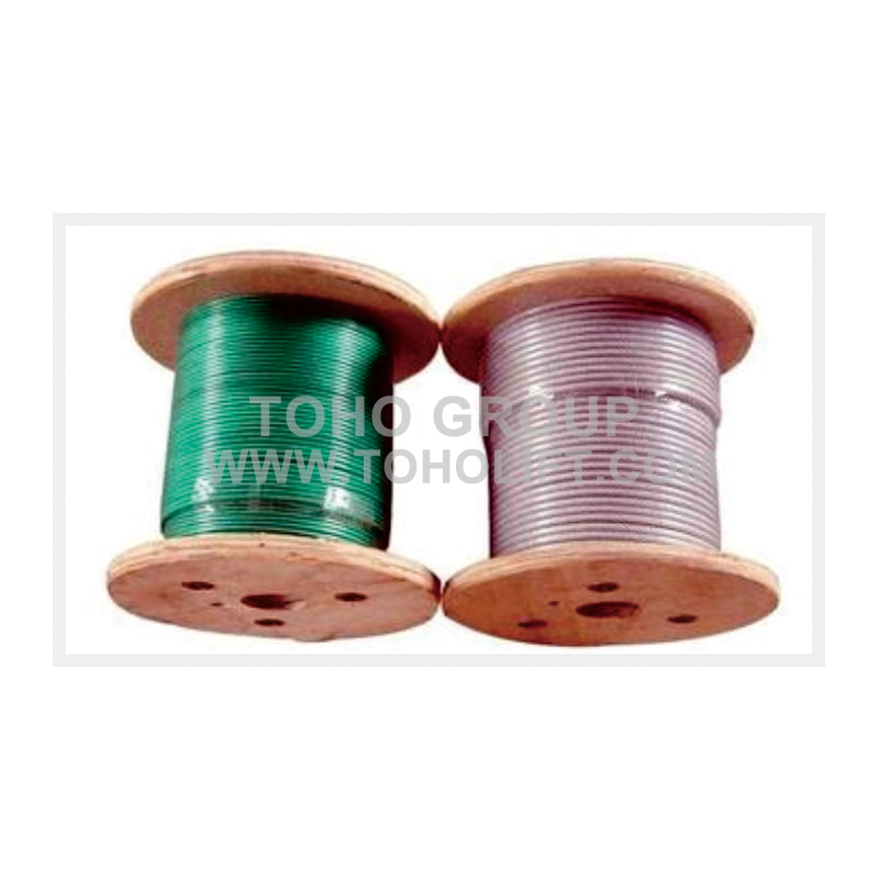 PVC/PP/PE COATED STEEL WIRE ROPE