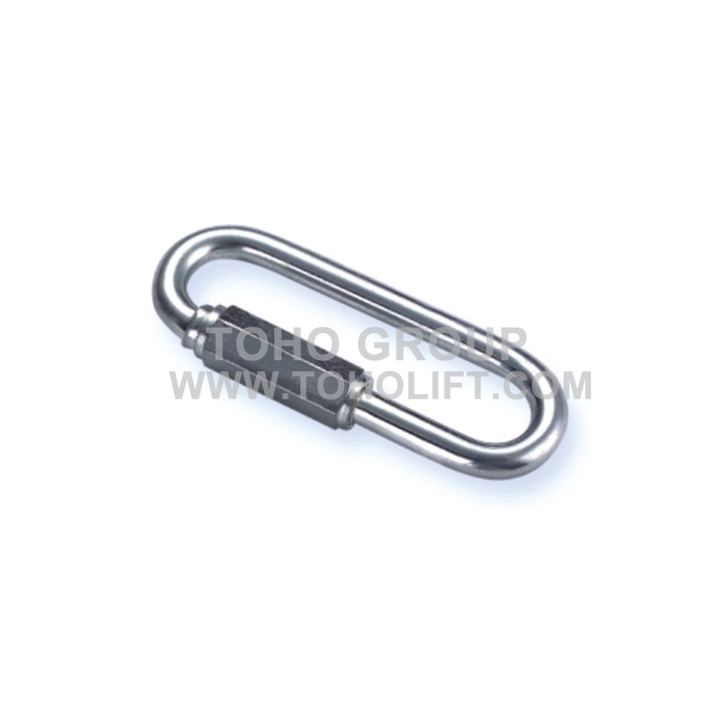 Wide Jaw Quick Link, Zinc Plated
