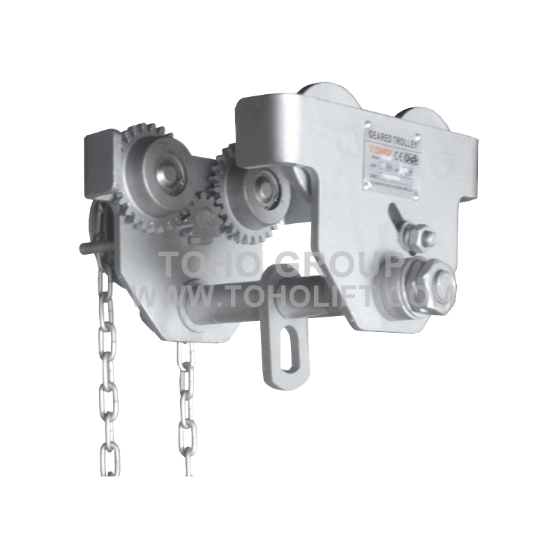 HIGH HEAT RESISTING AND CORROSION-PROOF TROLLEY GEARED TROLLEY