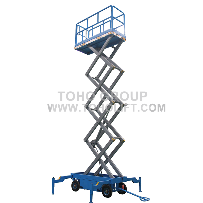 SCISSOR TYPE ELEVATING MOBILE LIFT PLATFORM