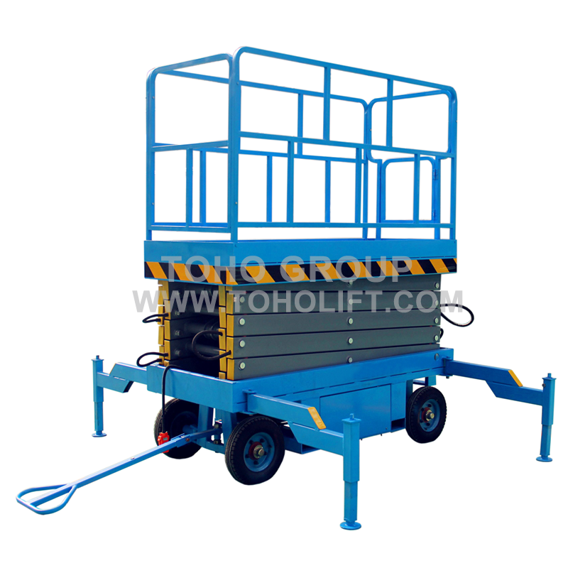 SCISSOR TYPE ELEVATING MOBILE LIFT PLATFORM