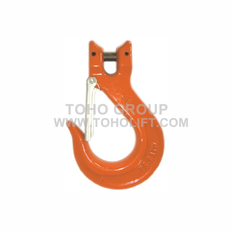 G80 U.S. Type Clevis Slip Hook with Latch (TH-69)