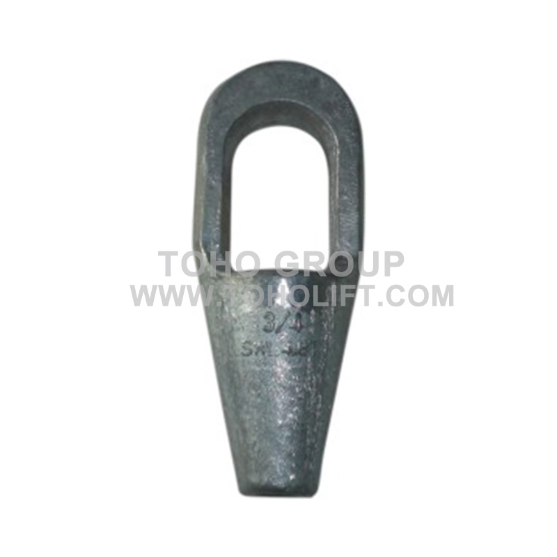 U.S. Type Grooved Closed Spelter Sockets