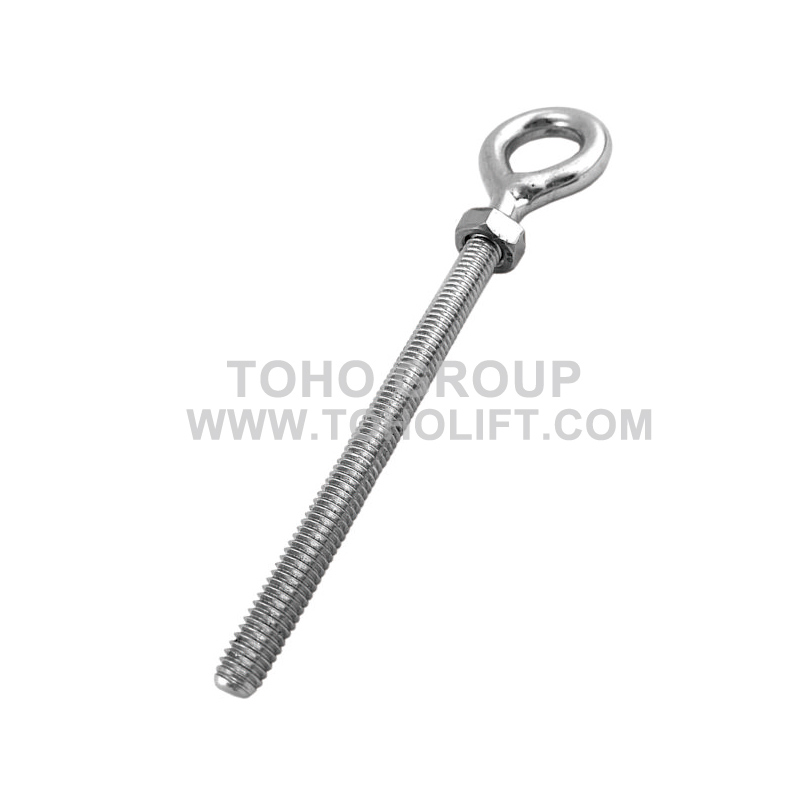 Eye Bolt with Nut, Stainless Steel MATERIAL: AISI304 AISI316