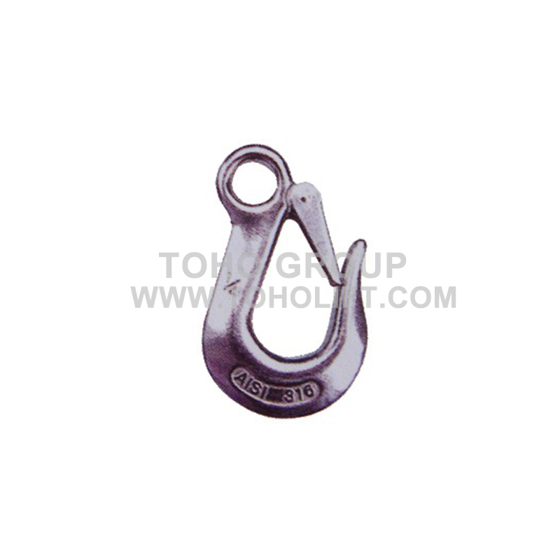 Eye Slip Hook, Stainless Steel MATERIAL: AISI304 AISI316