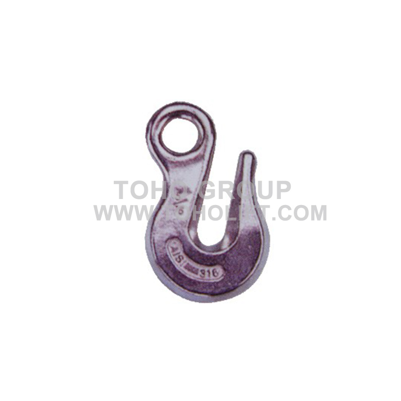 Eye Grab Hook, Stainless Steel MATERIAL: AISI304 AISI316