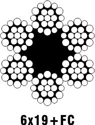 STEEL WIRE ROPE FOR AEROSPACE CONTROLS