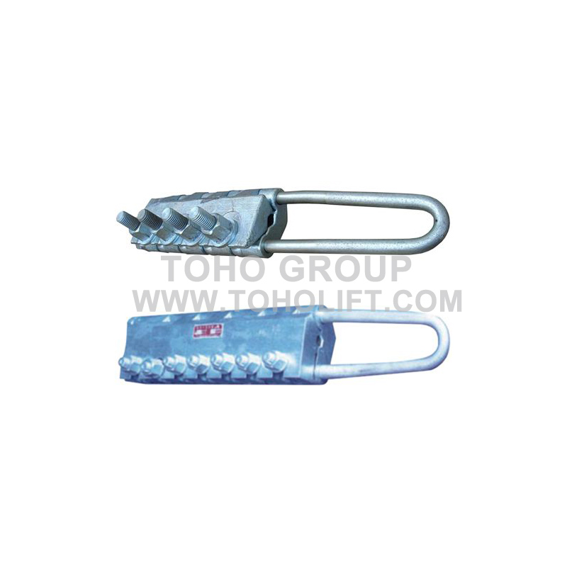 BOLT TYPE ROUND STEEL ROPE GRIPPER